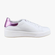 White/Wild Rose Pink Leather