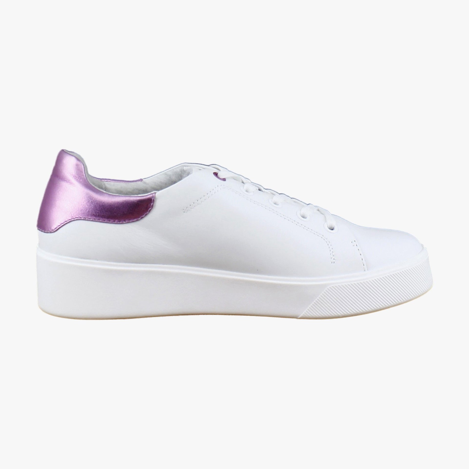 White/Wild Rose Pink Leather