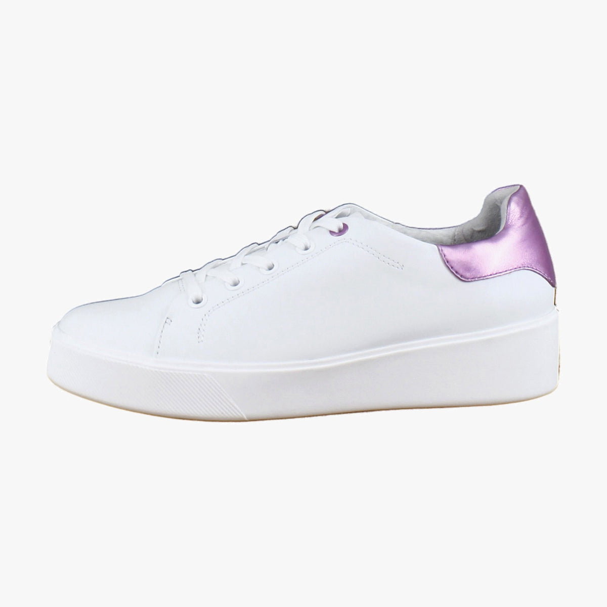White/Wild Rose Pink Leather