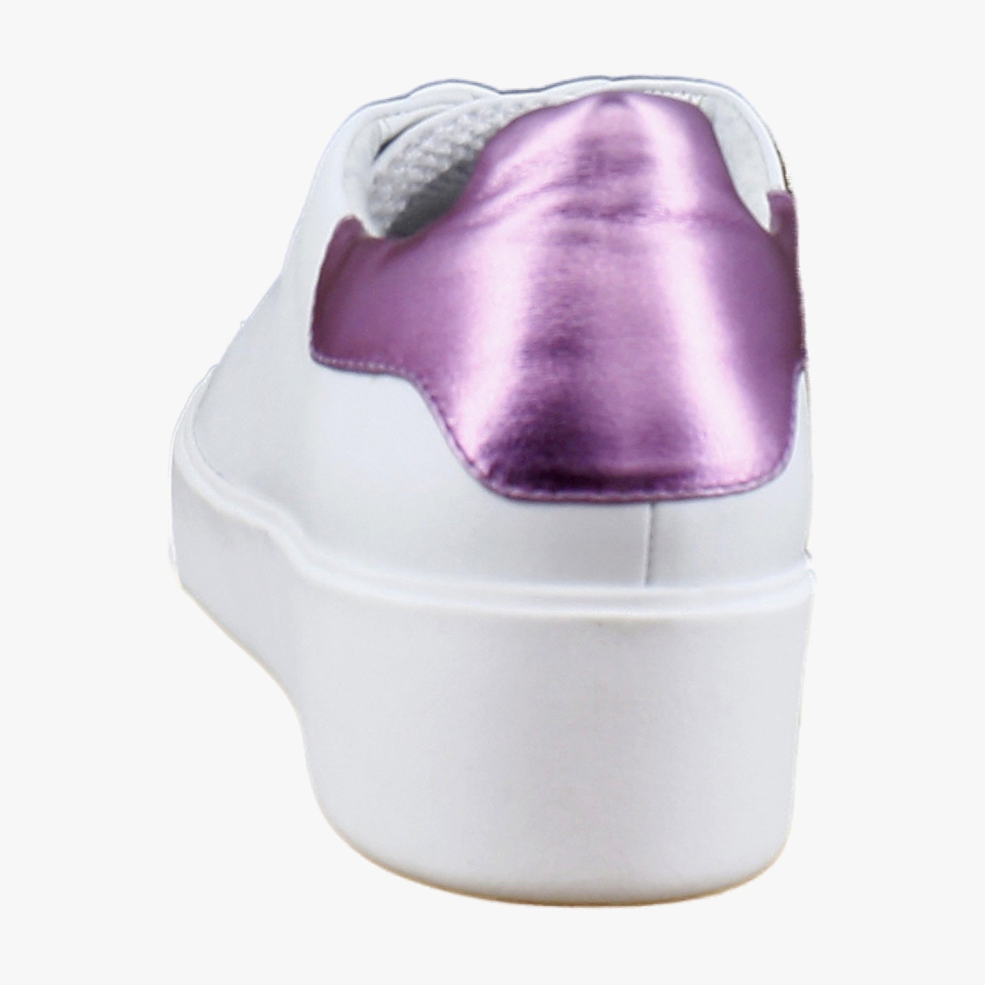 White/Wild Rose Pink Leather