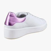 White/Wild Rose Pink Leather