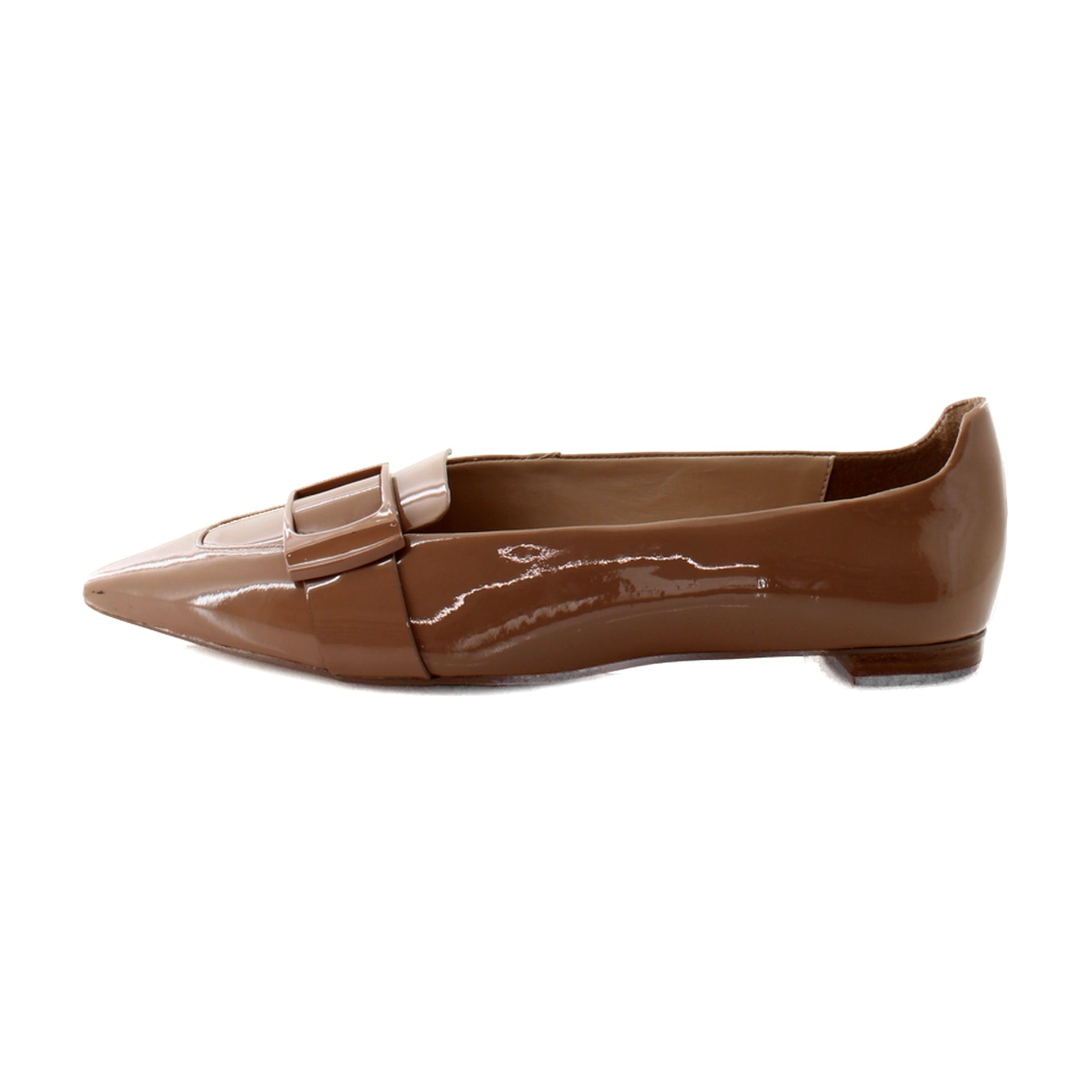 Hazelnut Brown Patent Leather