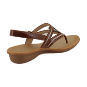 Toffee Brown Faux Leather