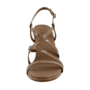 Taupe Patent Leather