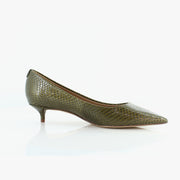 Olive Snake Print