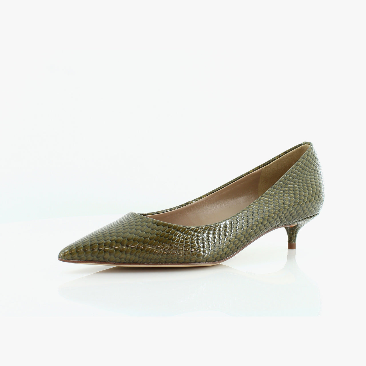 Olive Snake Print