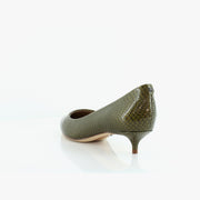 Olive Snake Print