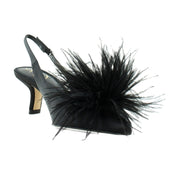 Black Satin Feather