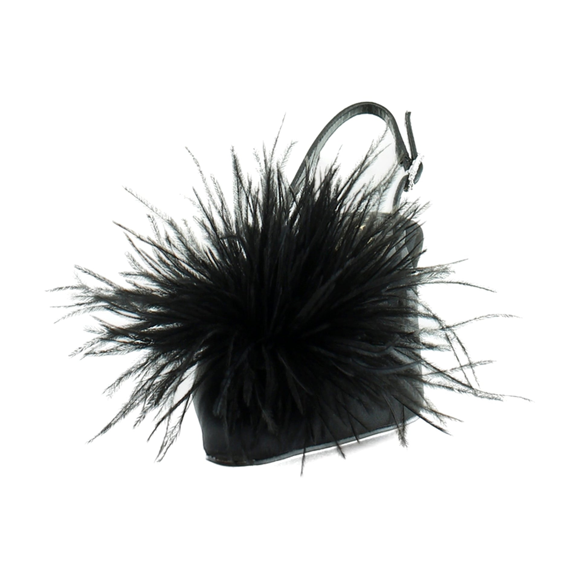 Black Satin Feather