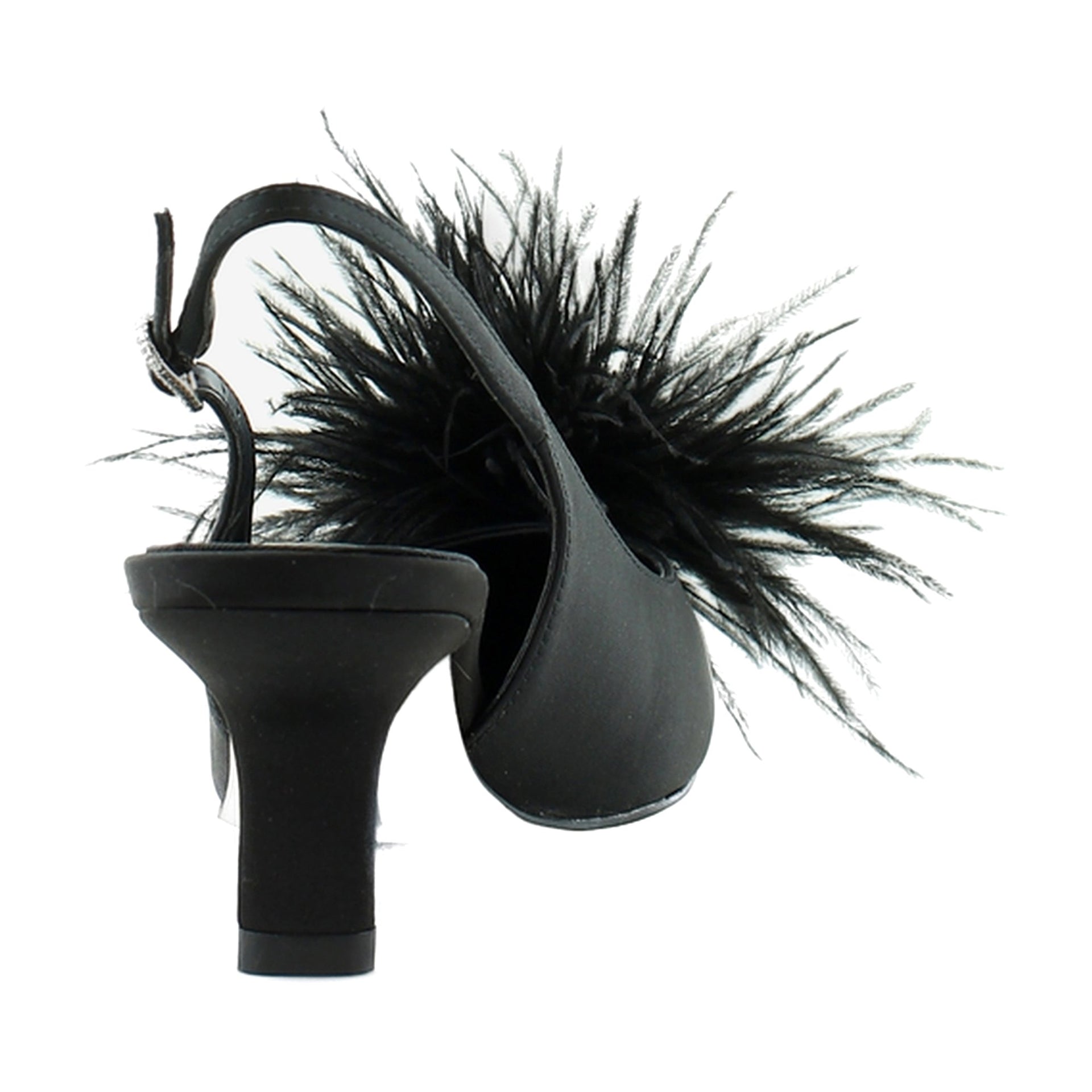 Black Satin Feather