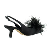 Black Satin Feather