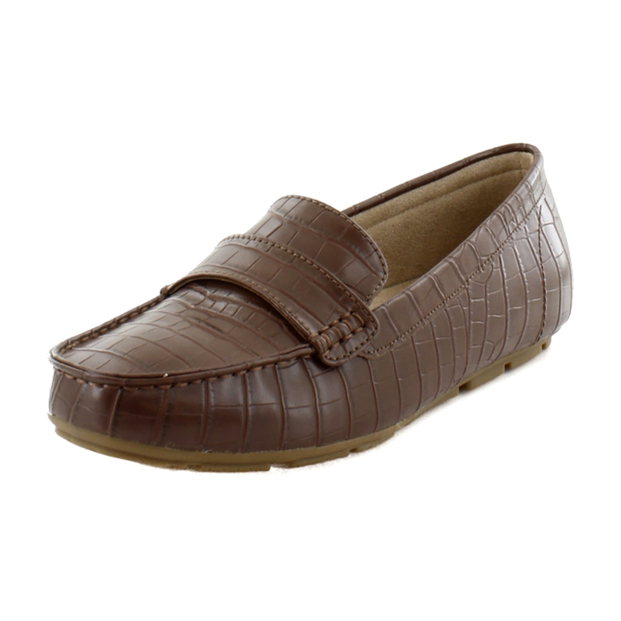 Brown Croco Synthetic