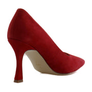 Crimson Red Suede