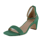 Lilypad Green Suede