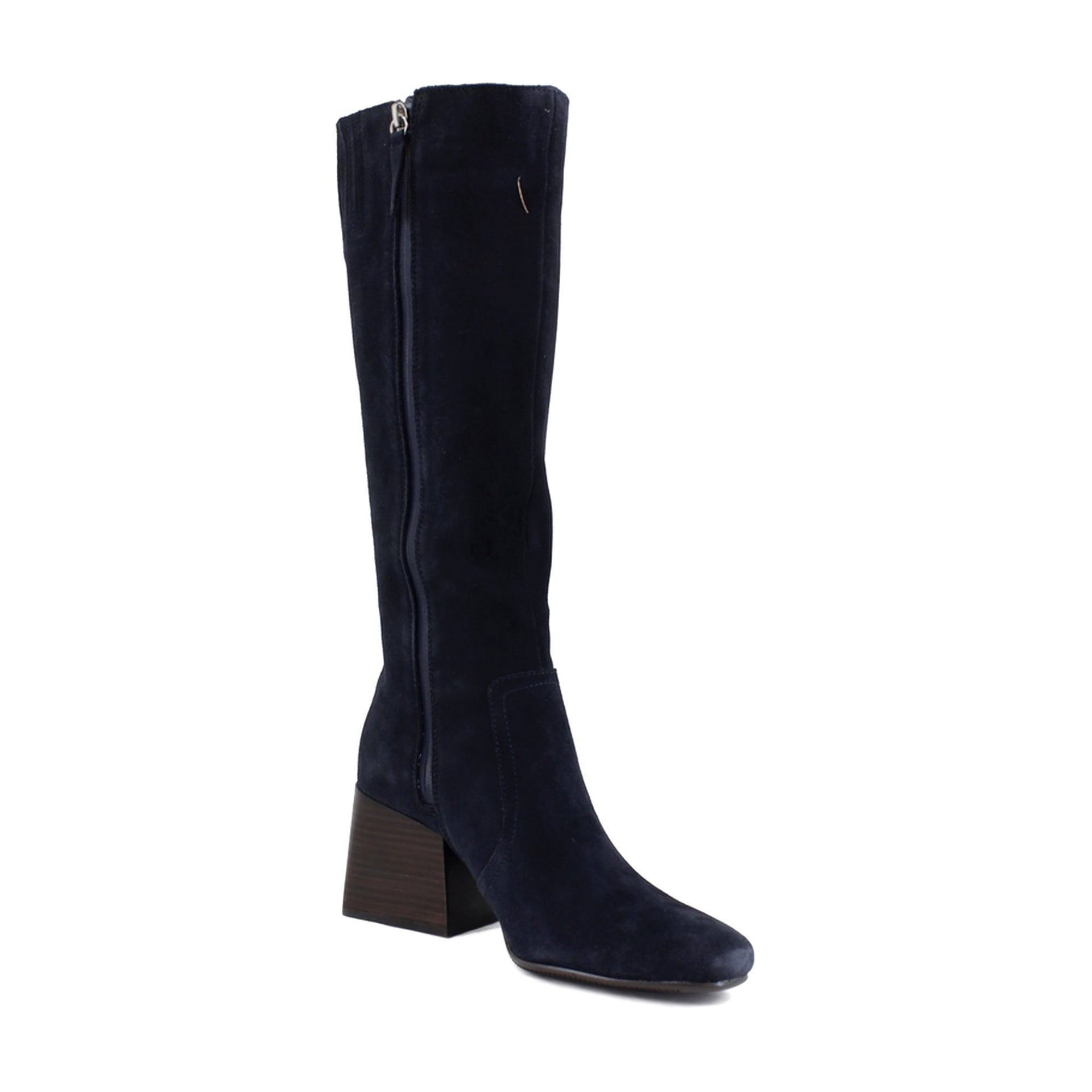 Navy Suede