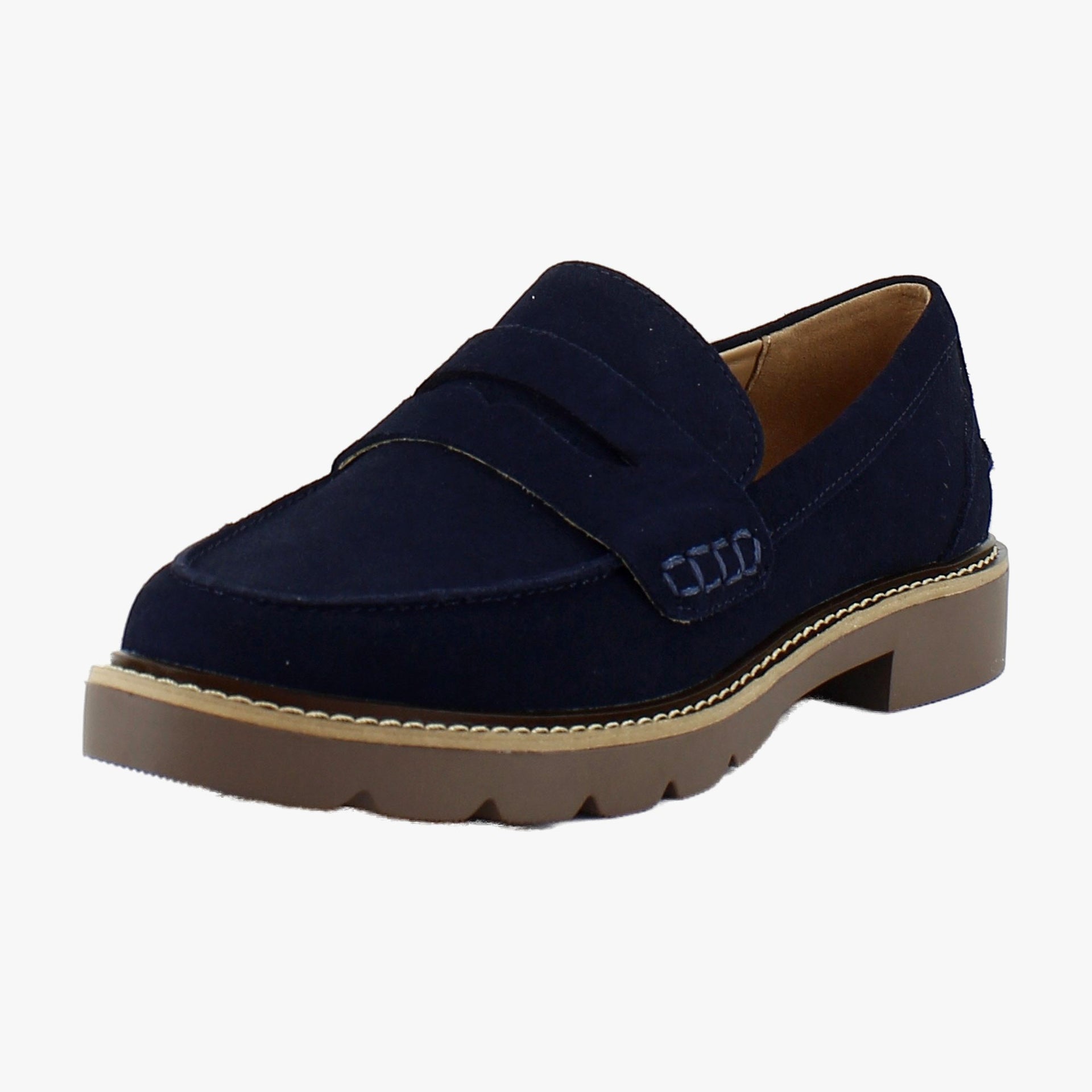Navy Suede