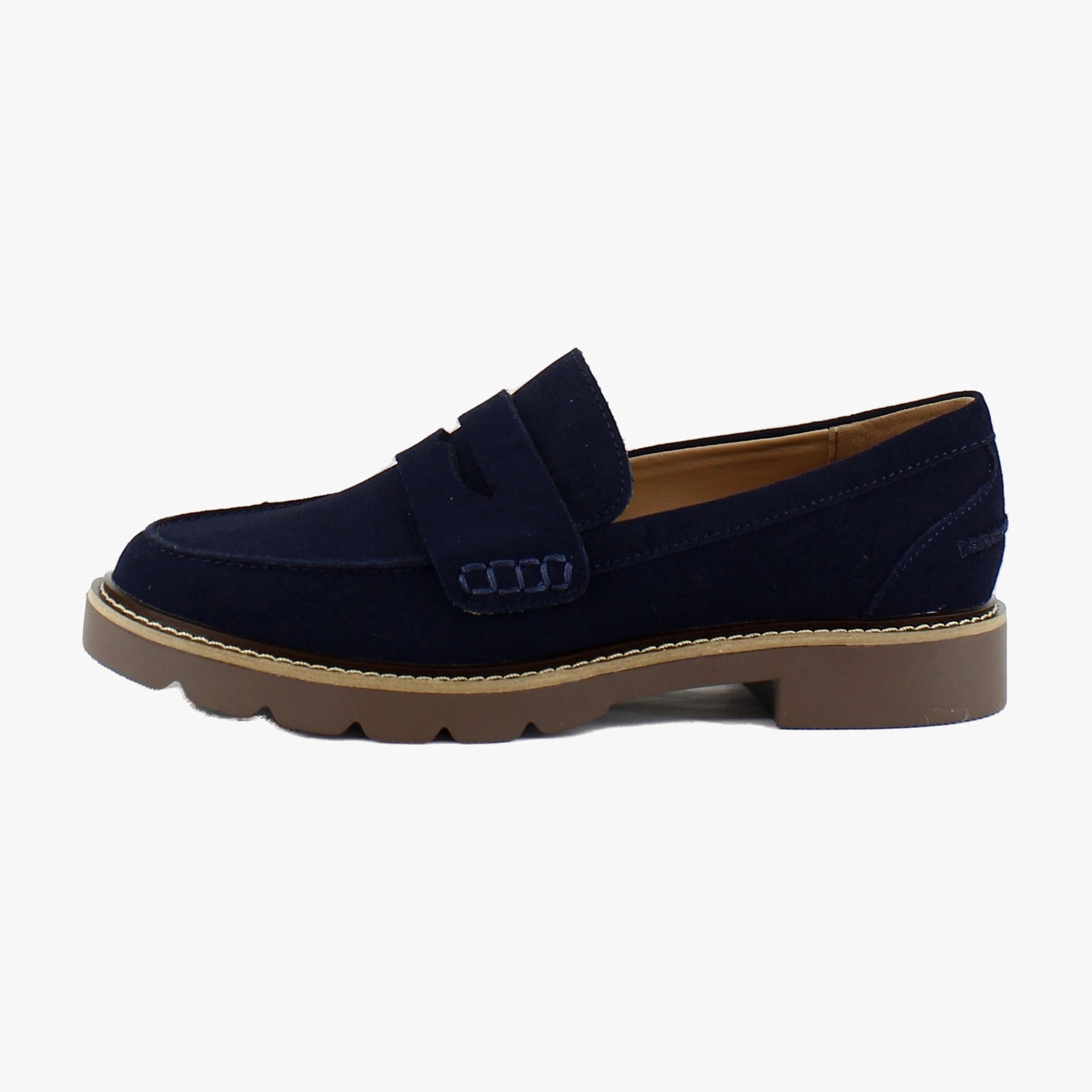 Navy Suede