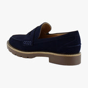 Navy Suede