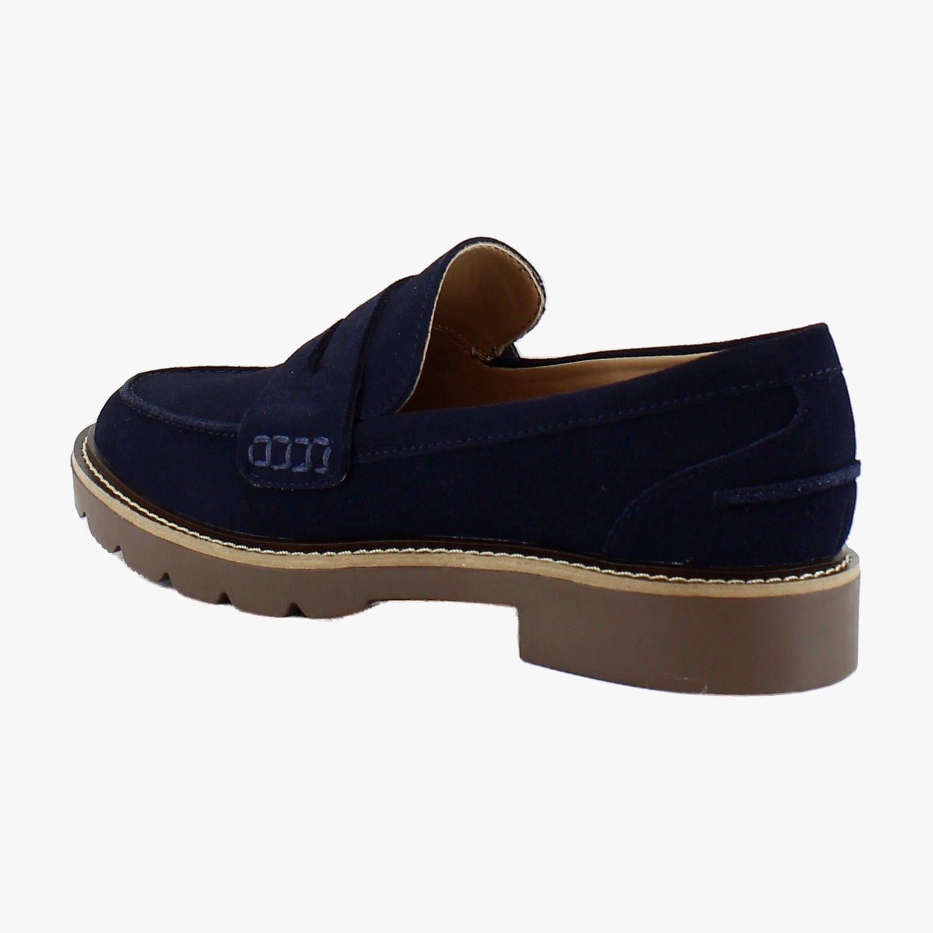 Navy Suede