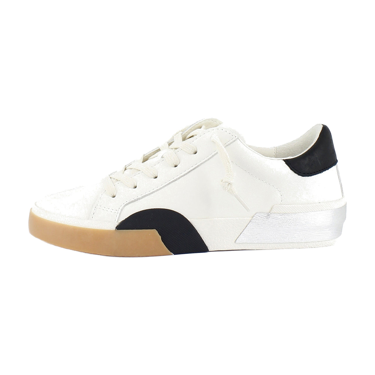 White/Black Leather