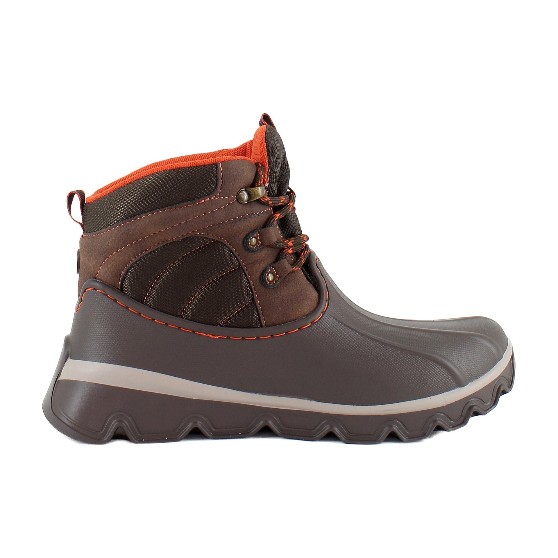 Dark Brown/Burnt Orange