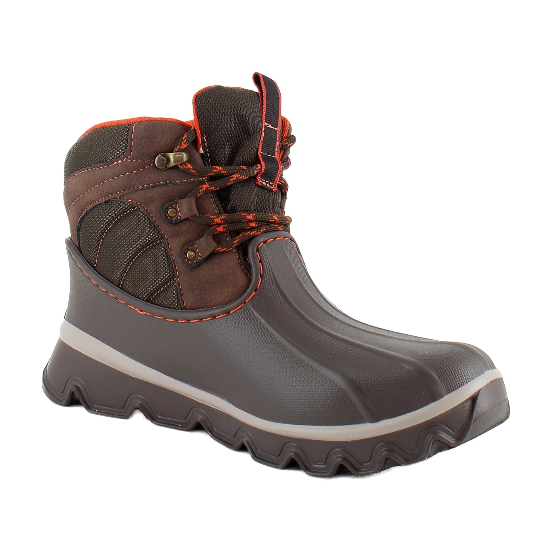 Dark Brown/Burnt Orange