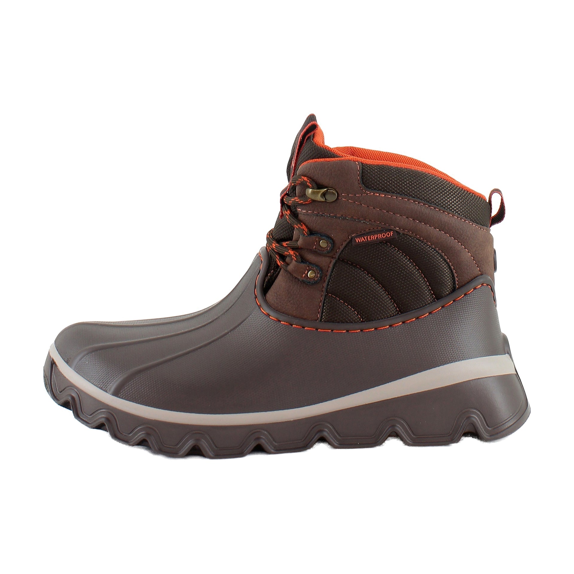 Dark Brown/Burnt Orange
