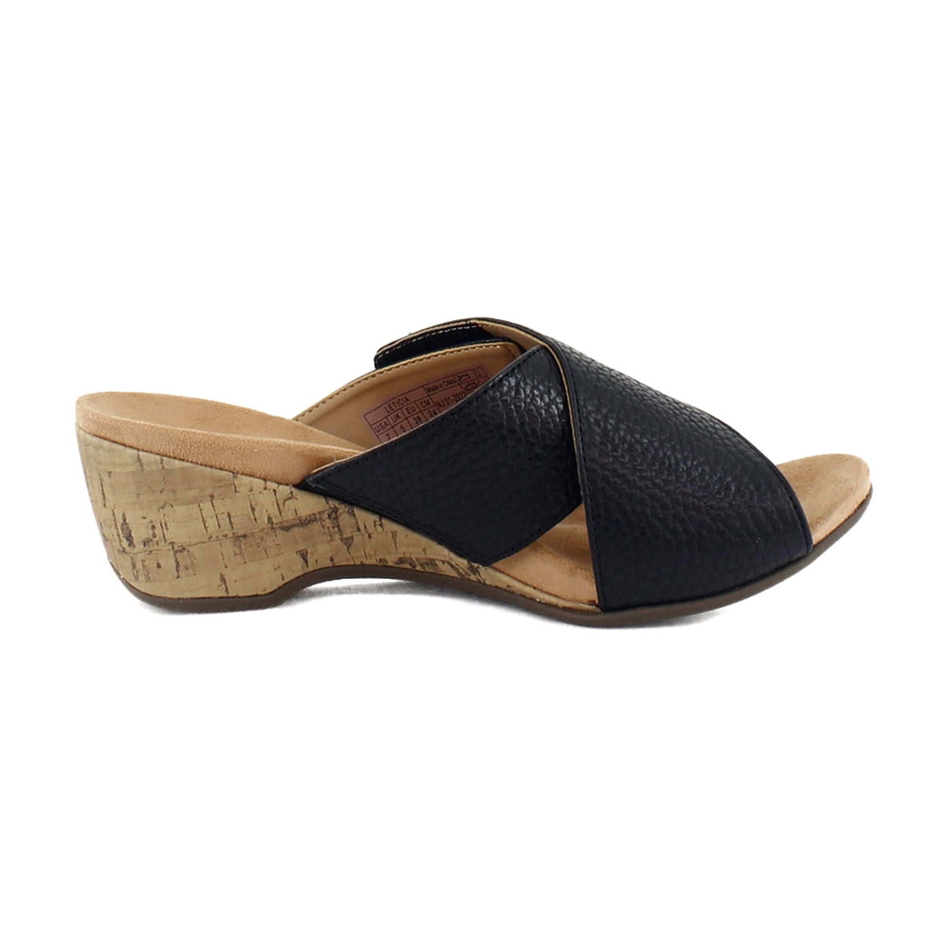 Black-tumbled Leather