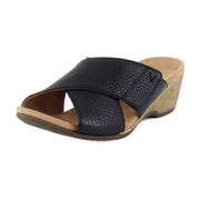 Black-tumbled Leather