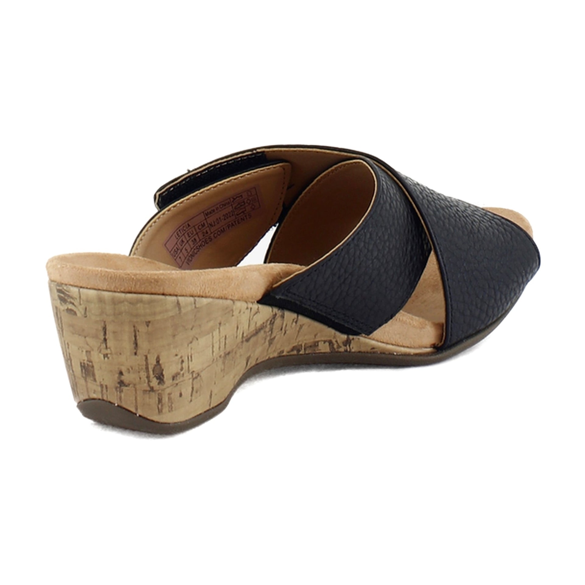 Black-tumbled Leather
