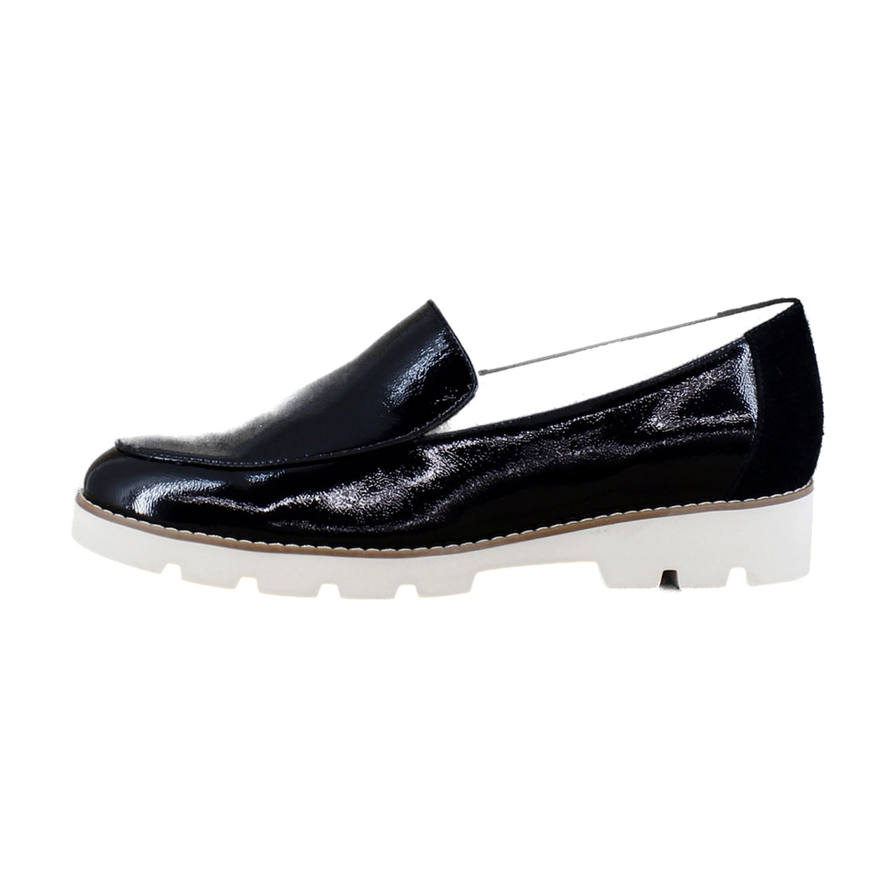 Black Crinkle Patent