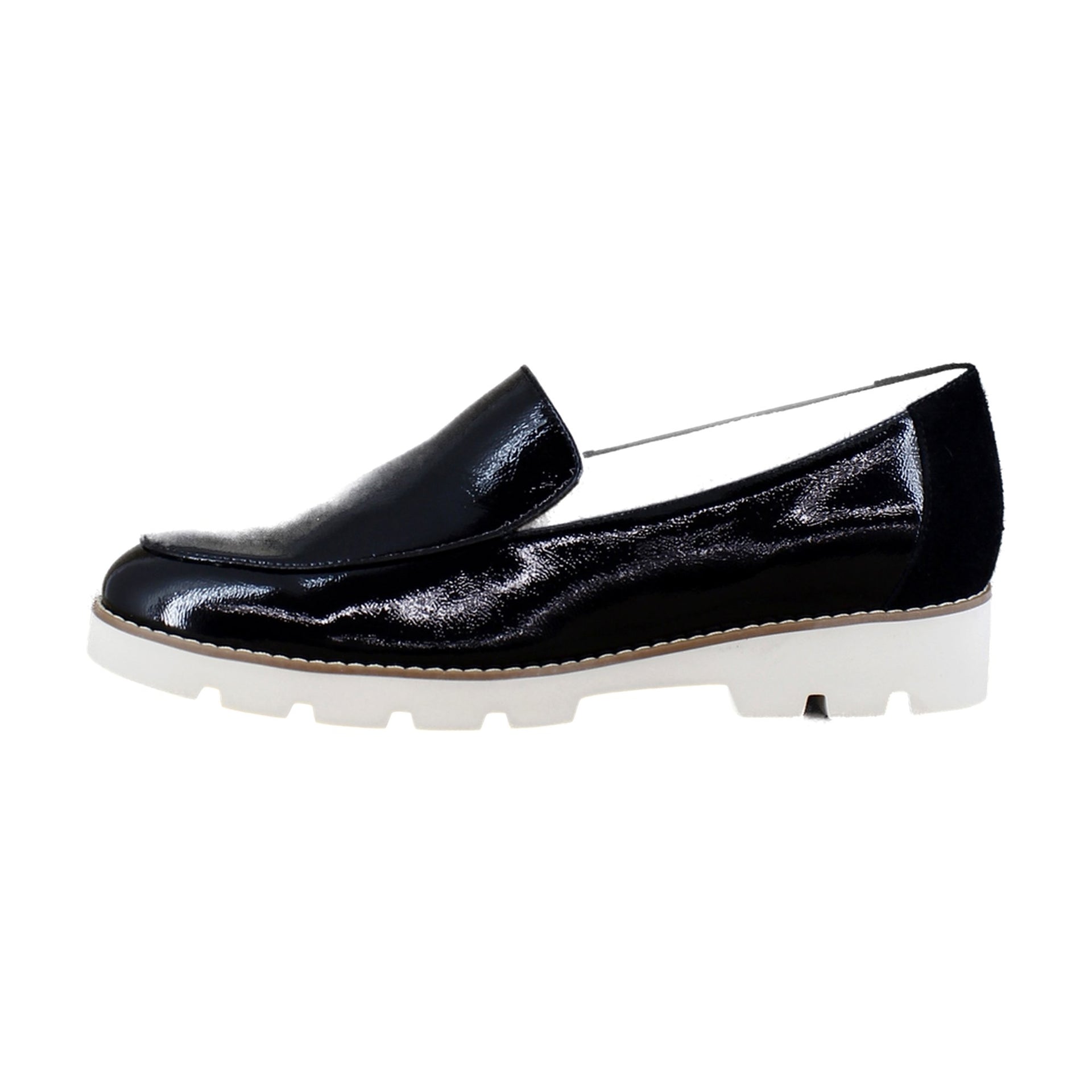 Black Crinkle Patent