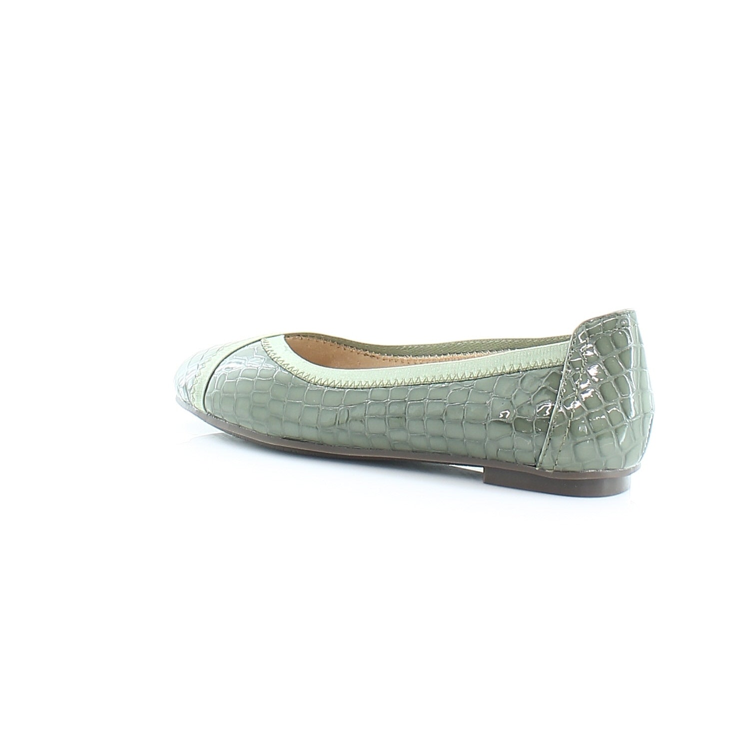 Army Green Patent Croc