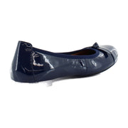 Navy Crinkle Patent