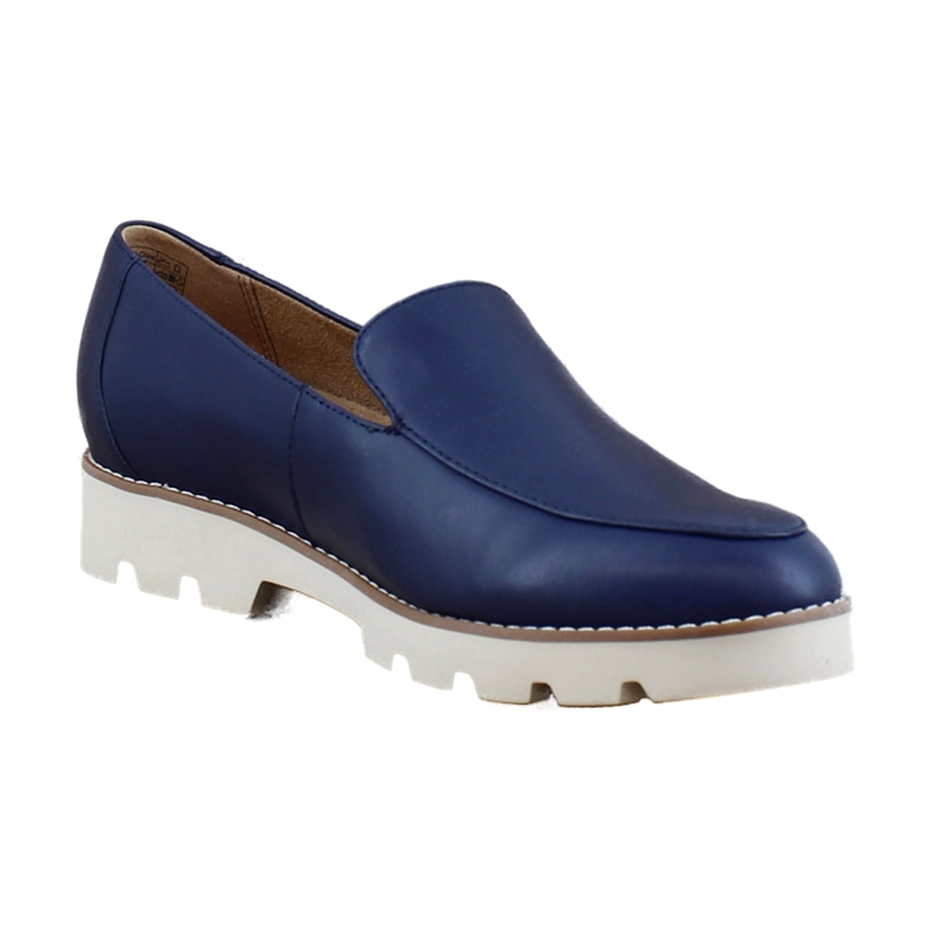 Navy Leather