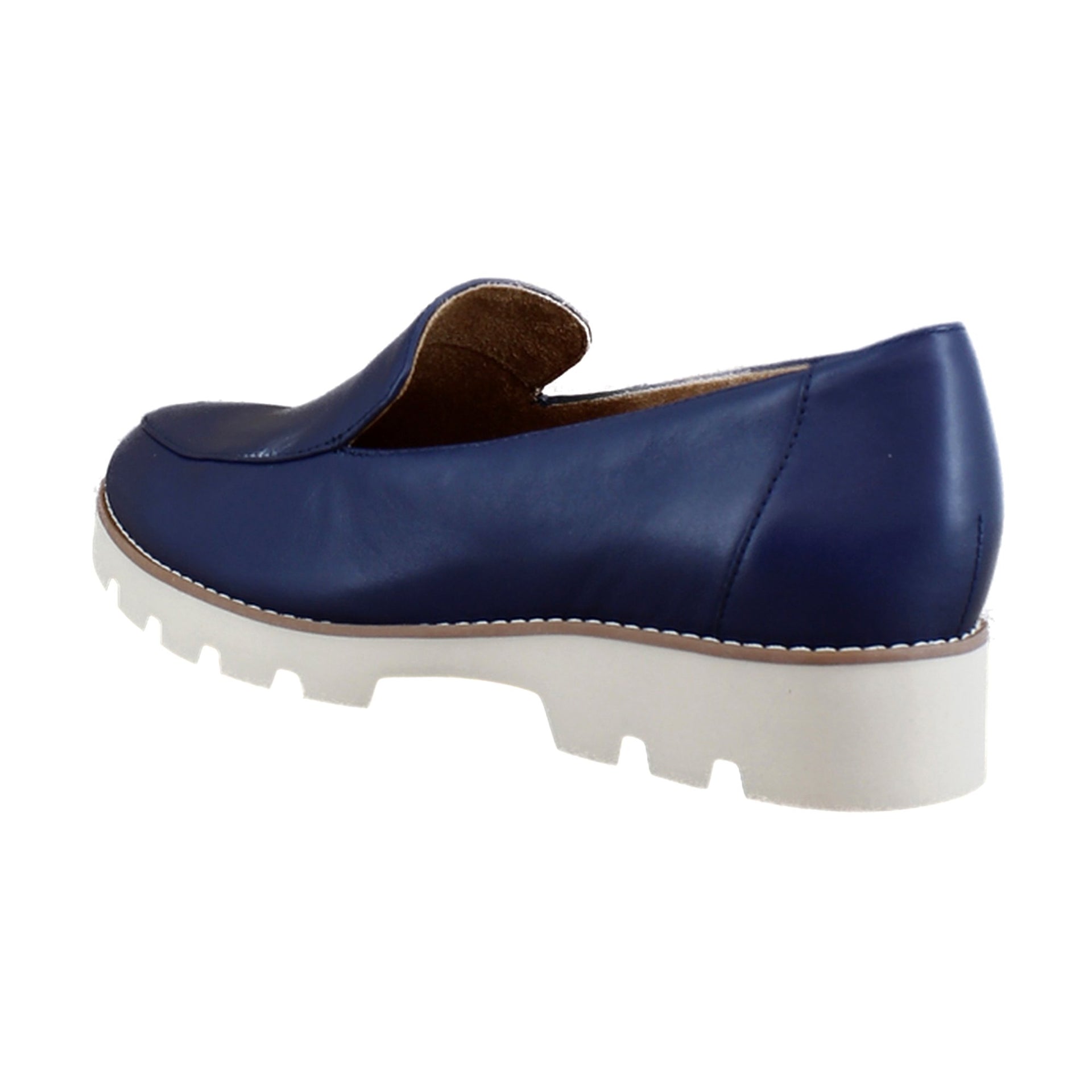 Navy Leather