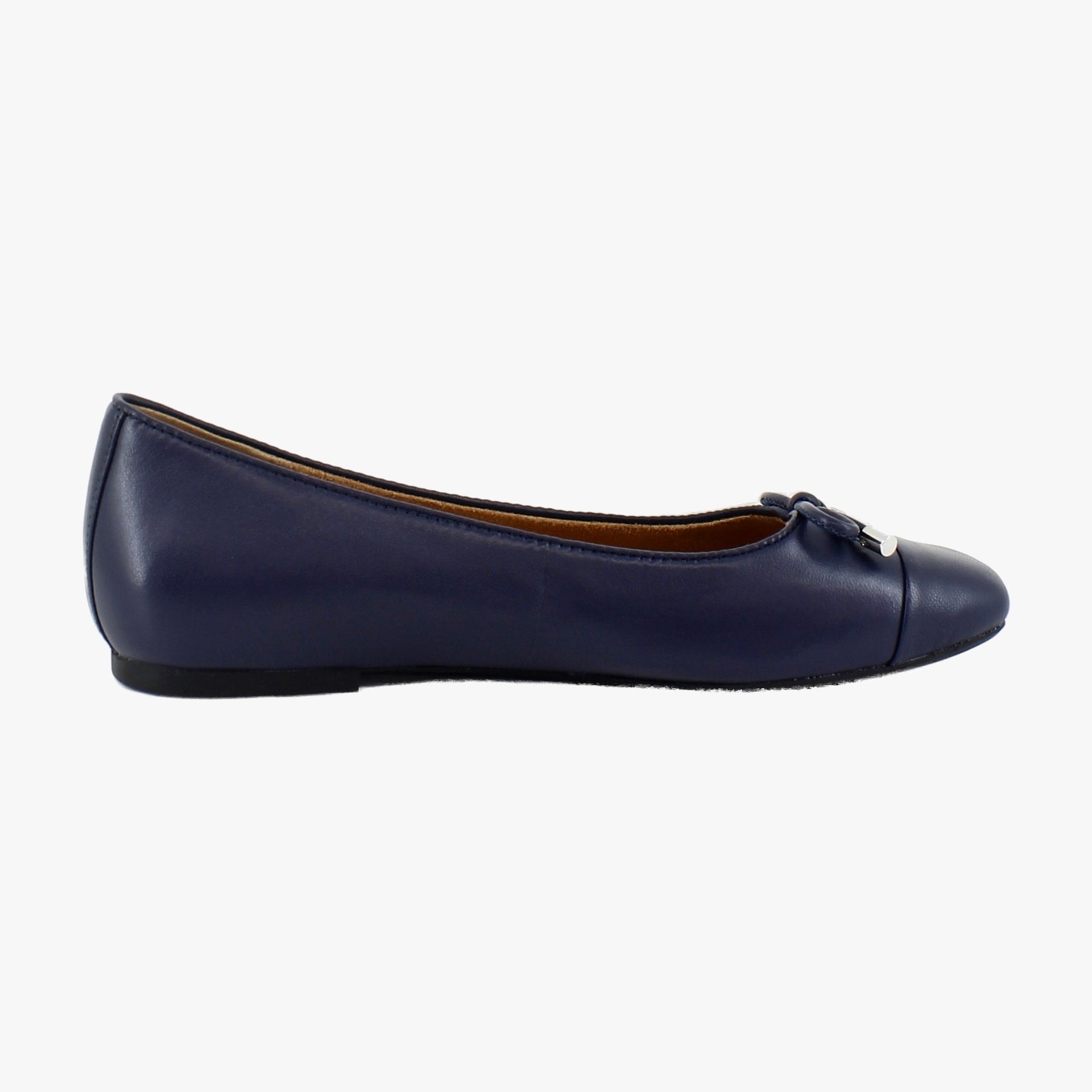 Navy Nappa Leather
