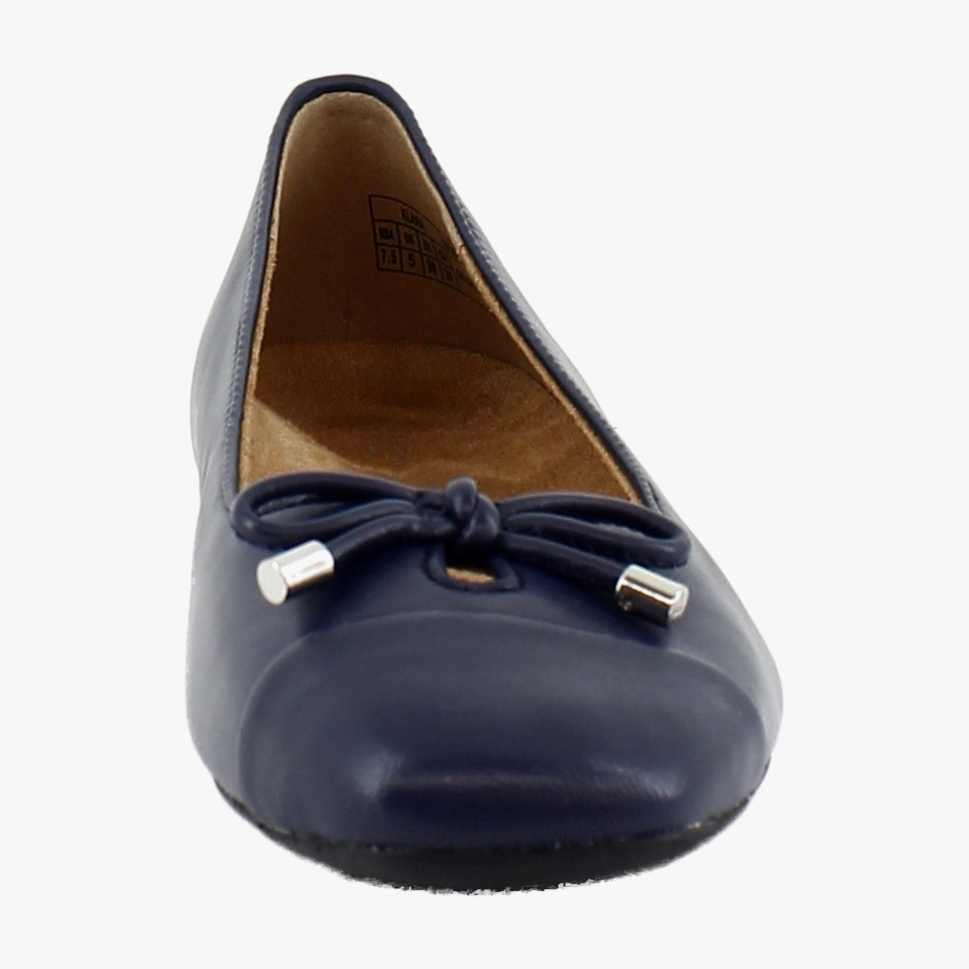 Navy Nappa Leather