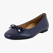Navy Nappa Leather