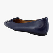 Navy Nappa Leather