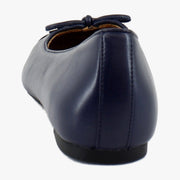Navy Nappa Leather