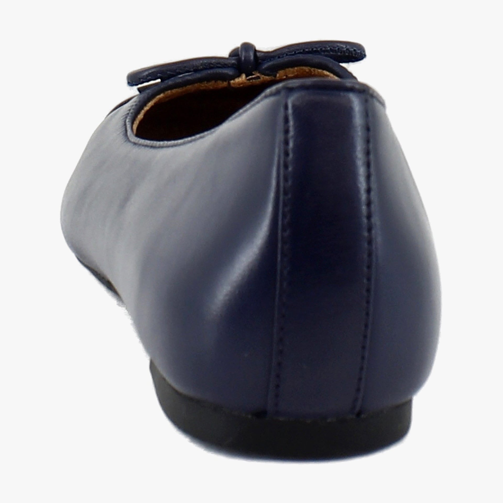 Navy Nappa Leather