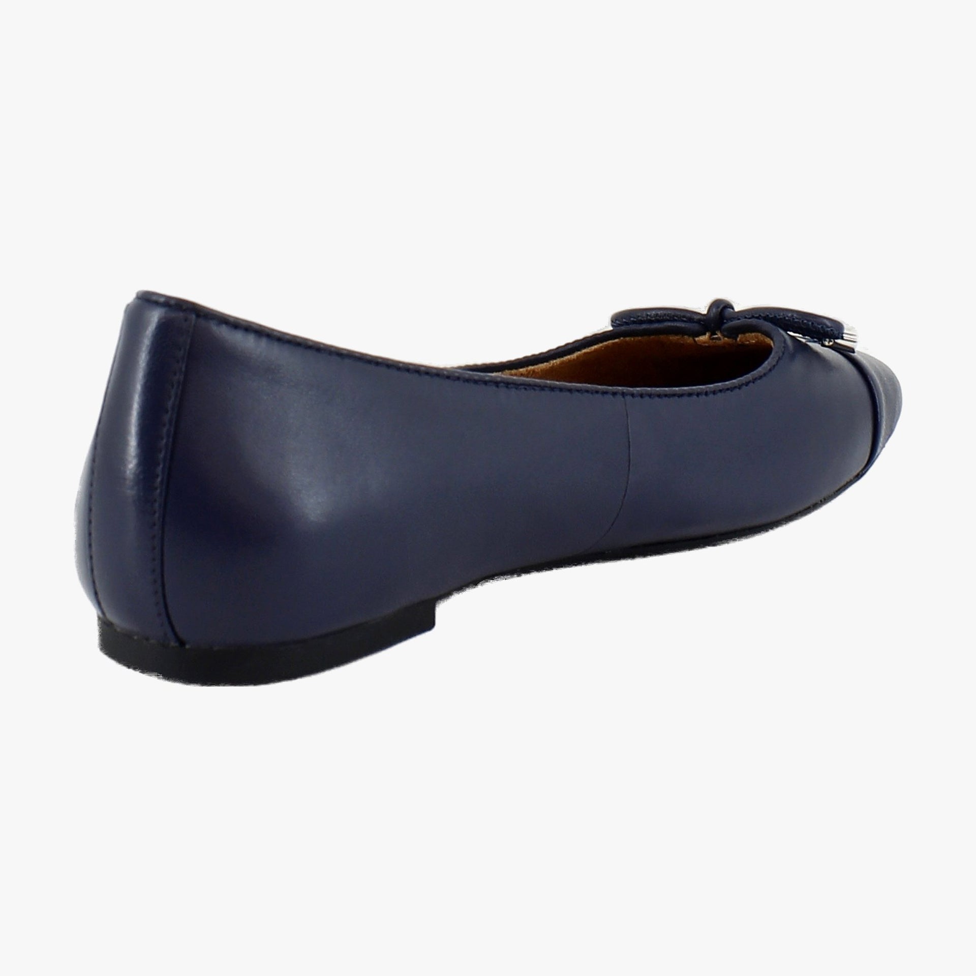 Navy Nappa Leather