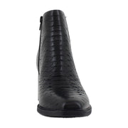 Black Snake Print Croco