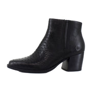 Black Snake Print Croco