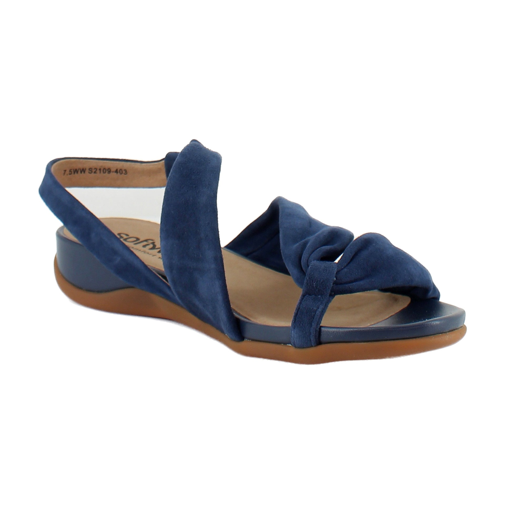 Navy Suede