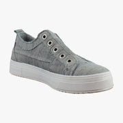 Raindrop Grey Washed Linen