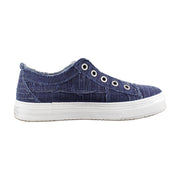 Indigo Blue Washed Linen