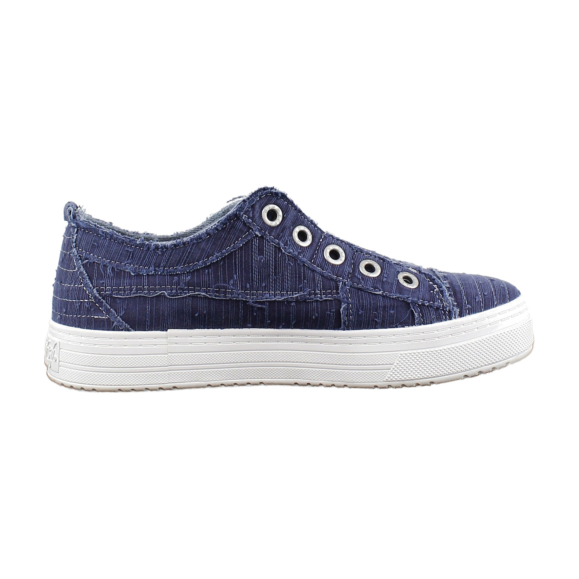 Indigo Blue Washed Linen