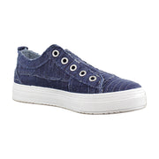 Indigo Blue Washed Linen